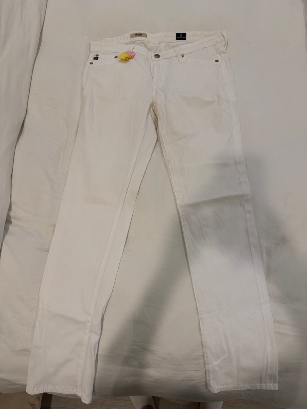 AG the stilt cigarette jeans in soft velvet denim